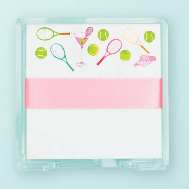 Tennis & Cocktails Patroon Bureau Set voor wholesale door Taylor Paladino