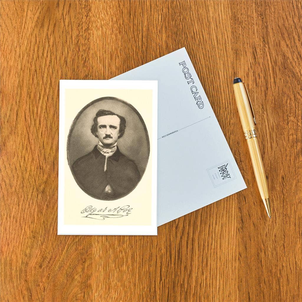 Found Image Press - Vendita all'ingrosso Cartoline - Cartolina LT-10 Edgar Allen Poe1