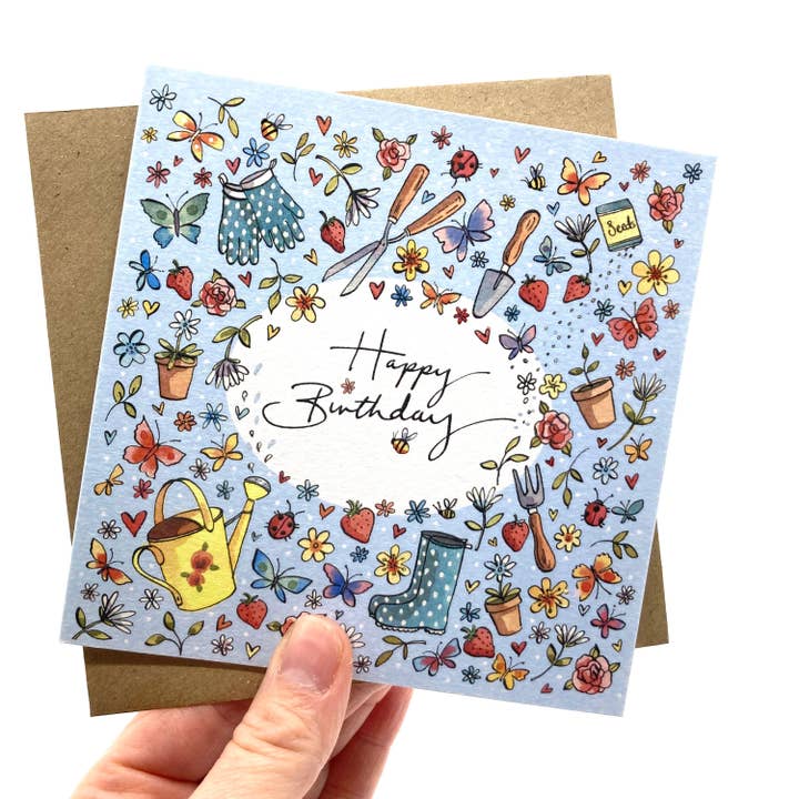 Ink and Snail Limited - Wholesale Birthday Card - Birthday Card - Birthday Gardening