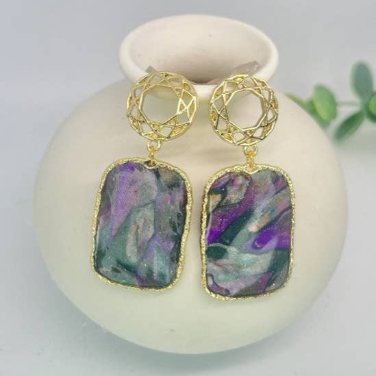 Rectangles en vitrail 309 pour la vente par WEARABLES BY B LLC