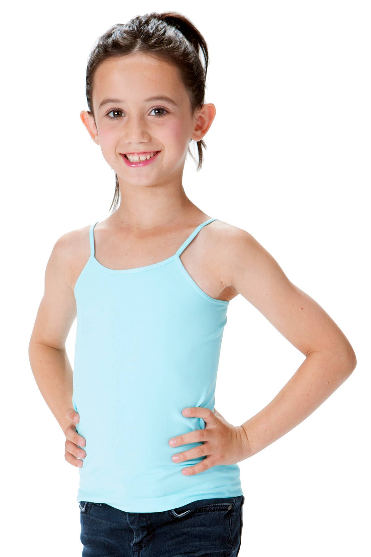 KurveShop – Großhandel Tanktop – Kinder – KURVE MÄDCHEN BUTTERWEICHES JERSEY CAMI TOP ALTER 9/141