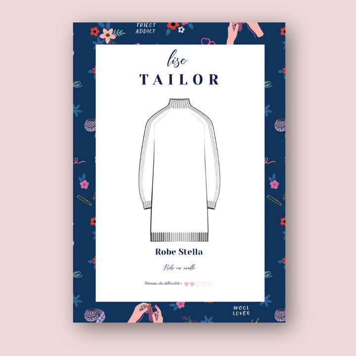 Patron de tricot - Robe Stella pour la vente par Lise Tailor