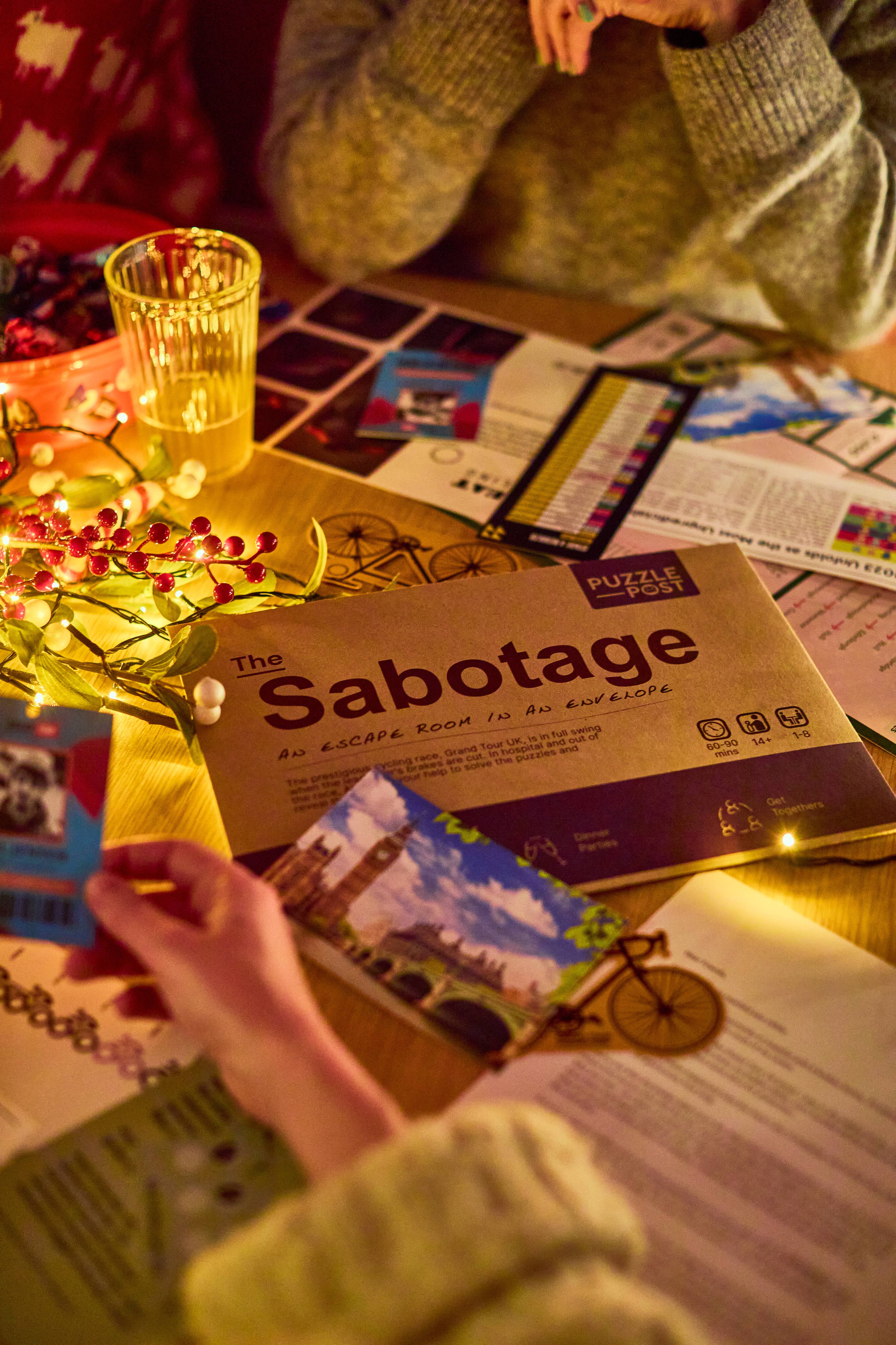 Puzzle Post Games - Vendita all'ingrosso Giochi da tavolo - Escape Room in busta | Gioco di enigmi | Gioco da tavolo | The Sabotage3