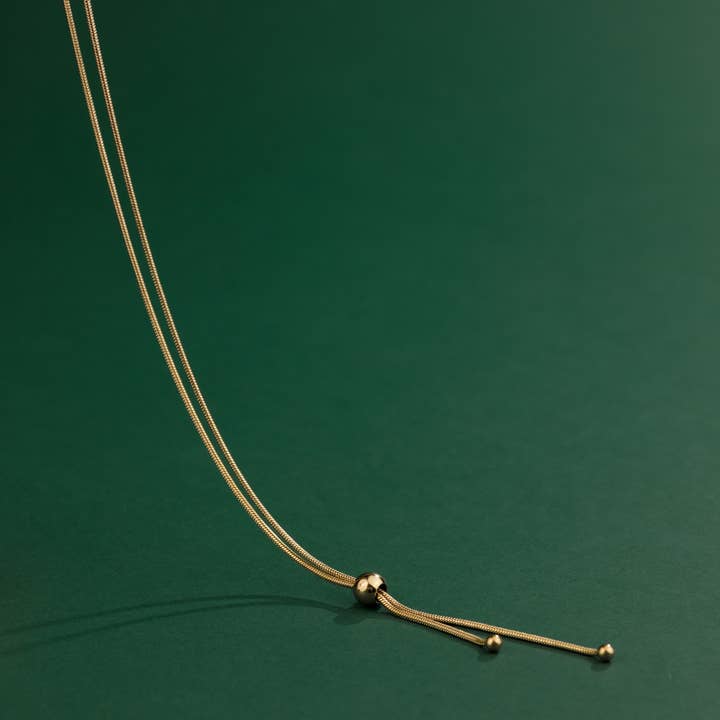 Schmuckkollektiv GmbH - Wholesale Y-Neck/Lariat Necklace - Einfache Eleganz Y-Halskette Gold3