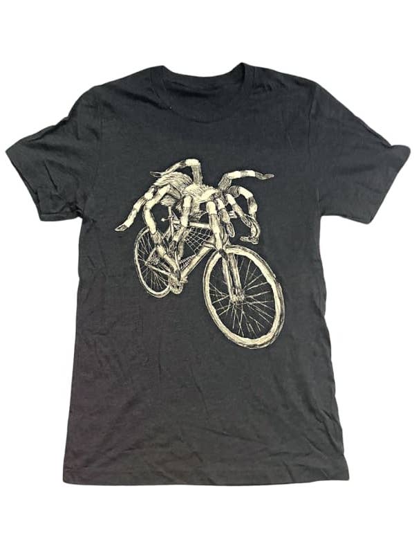 Camisa unisex Spider on A Bicycle para hombre para venta al por mayor de Dark Cycle Clothing