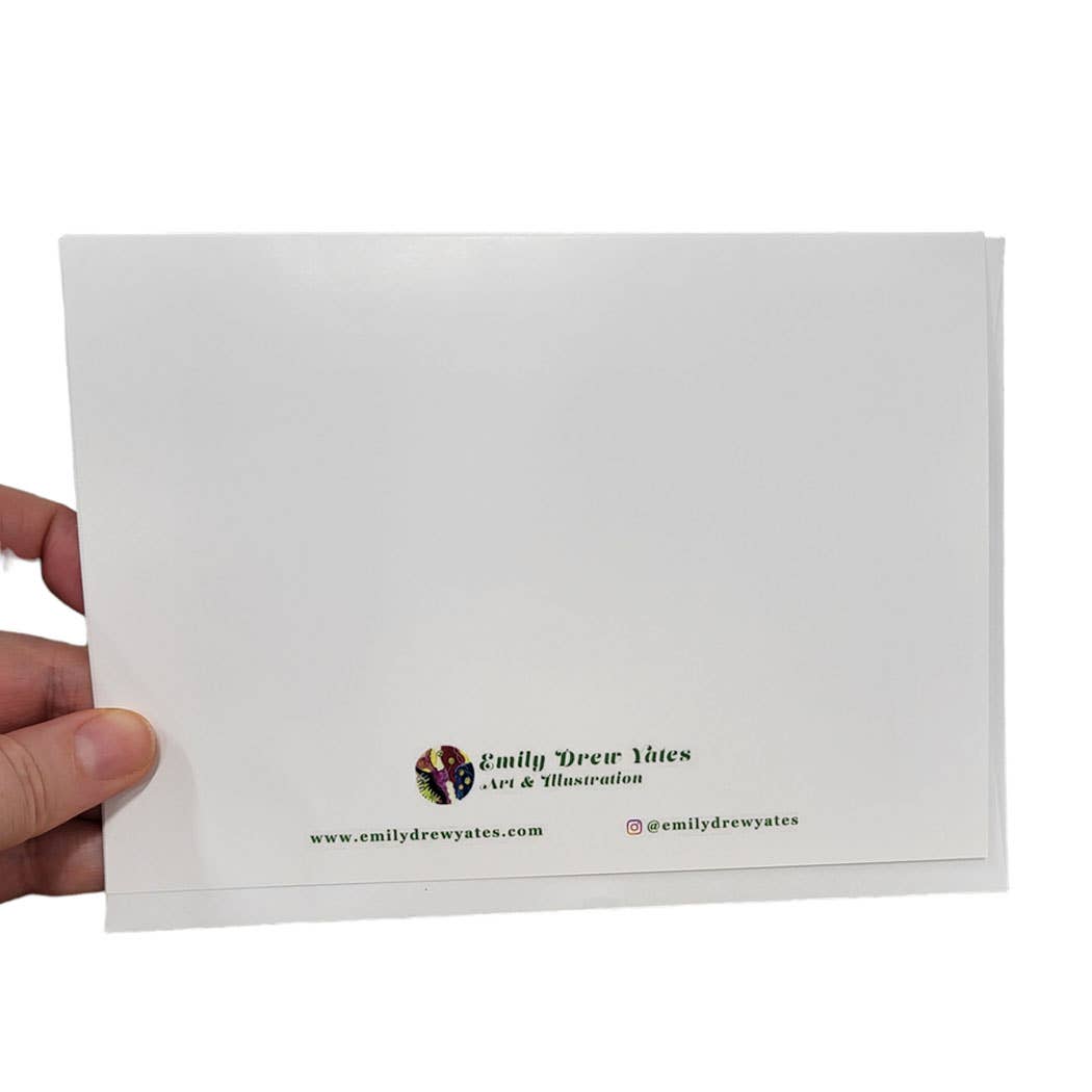 Emily Drew Yates Art & Illustration - Wholesale Everyday Greeting Card - Greeting Cards - Watercolor Calligraphy Maps - 13 Options2