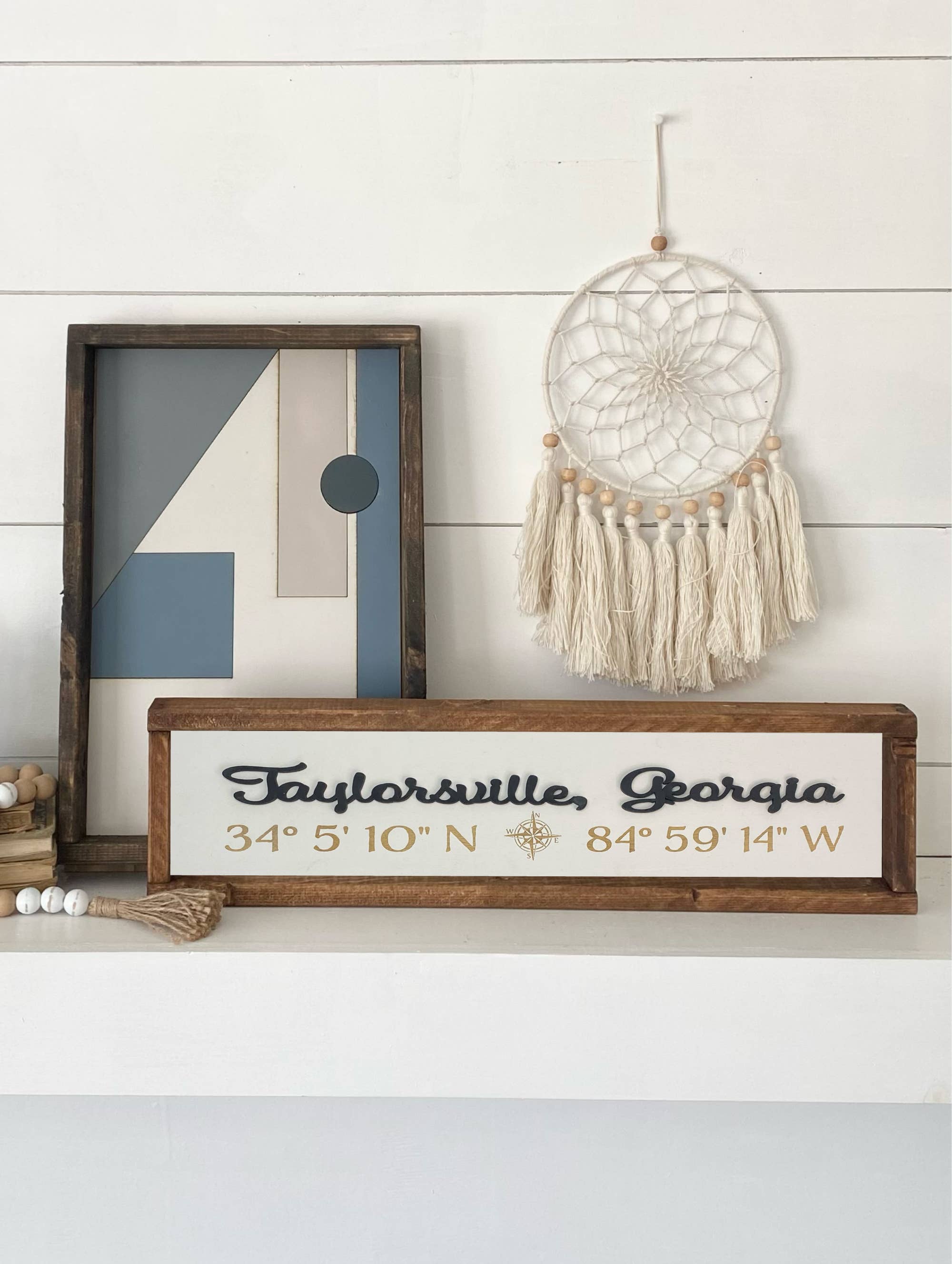 Pine Designs - Wholesale Sign - 24x6 "Any" City Sign -  Coordinates Wood Sign5