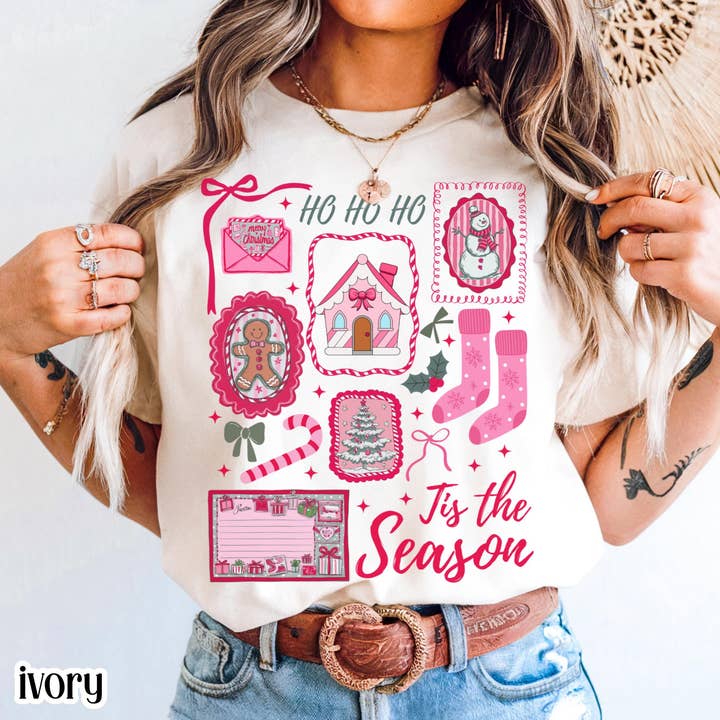 Pink Christmas Comfort Colors Shirt, Tis The Season Sweater and other Purchase Wholesale knödel im glas. Free Returns & Net 60 Terms on Faire trending on Faire.