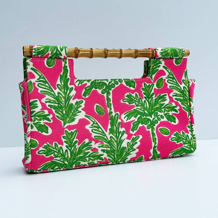 The Bamboo Clutch, Coconut Palm for wholesale by Lilibridge