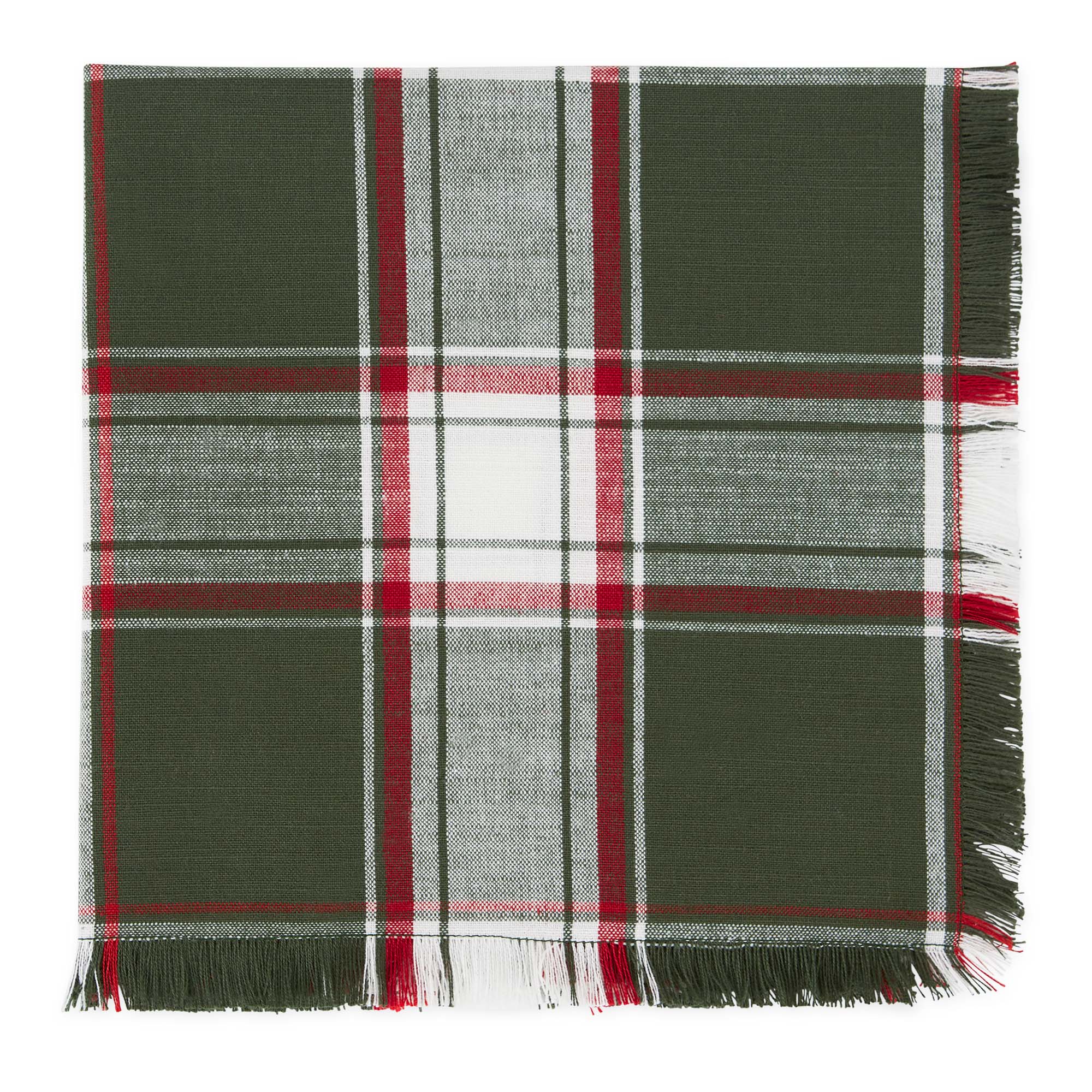 Design Imports - Wholesale Dinner & Cloth Napkin - Deck The Halls Plaid Napkin1