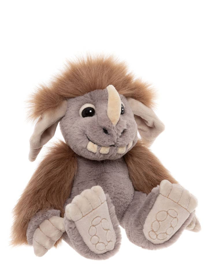 Pebble Soft Plush Toy Teddy Bear Ogre for wholesale by Charlie Bears Ltd