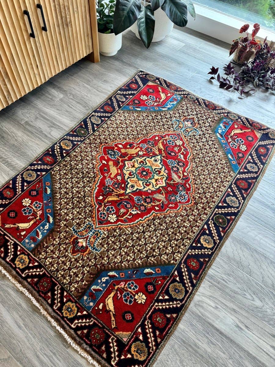Rug the Rock – Engroshandel Løst tæppe – Persisk Koliai Tæppe | 102 cm x 150 cm6