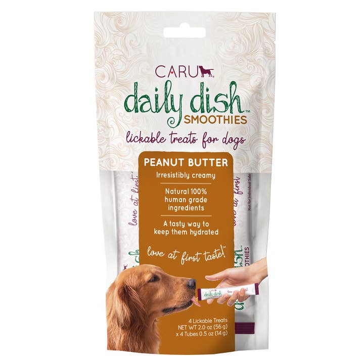 Caru - Wholesale Pet Treats - Dog - Caru Daily Dish Smoothie Lickable Treat for Dogs - PB