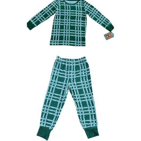 Keiki Pajama Set in Palaka for wholesale by Paradise Now Hawaiʻi