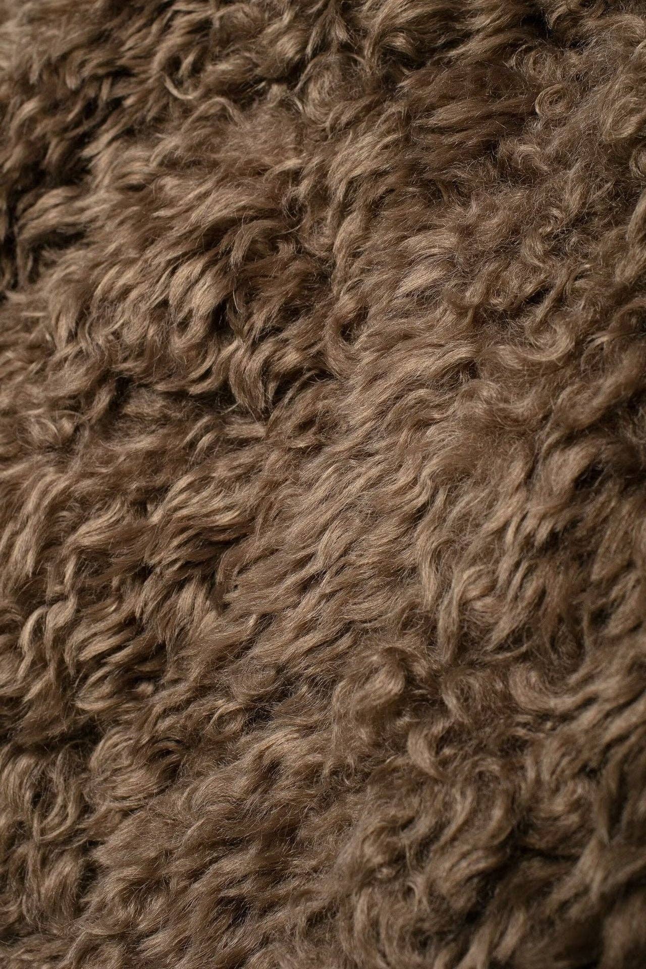 Rich Brown Cozy Faux Fur MidLength Coat  Autumn 2025 for wholesale on Faire13