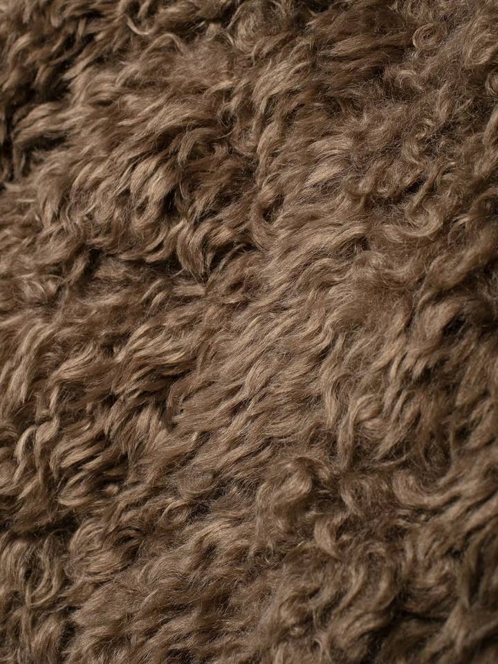 Rich Brown Cozy Faux Fur MidLength Coat Autumn 2025 for wholesale on Faire13