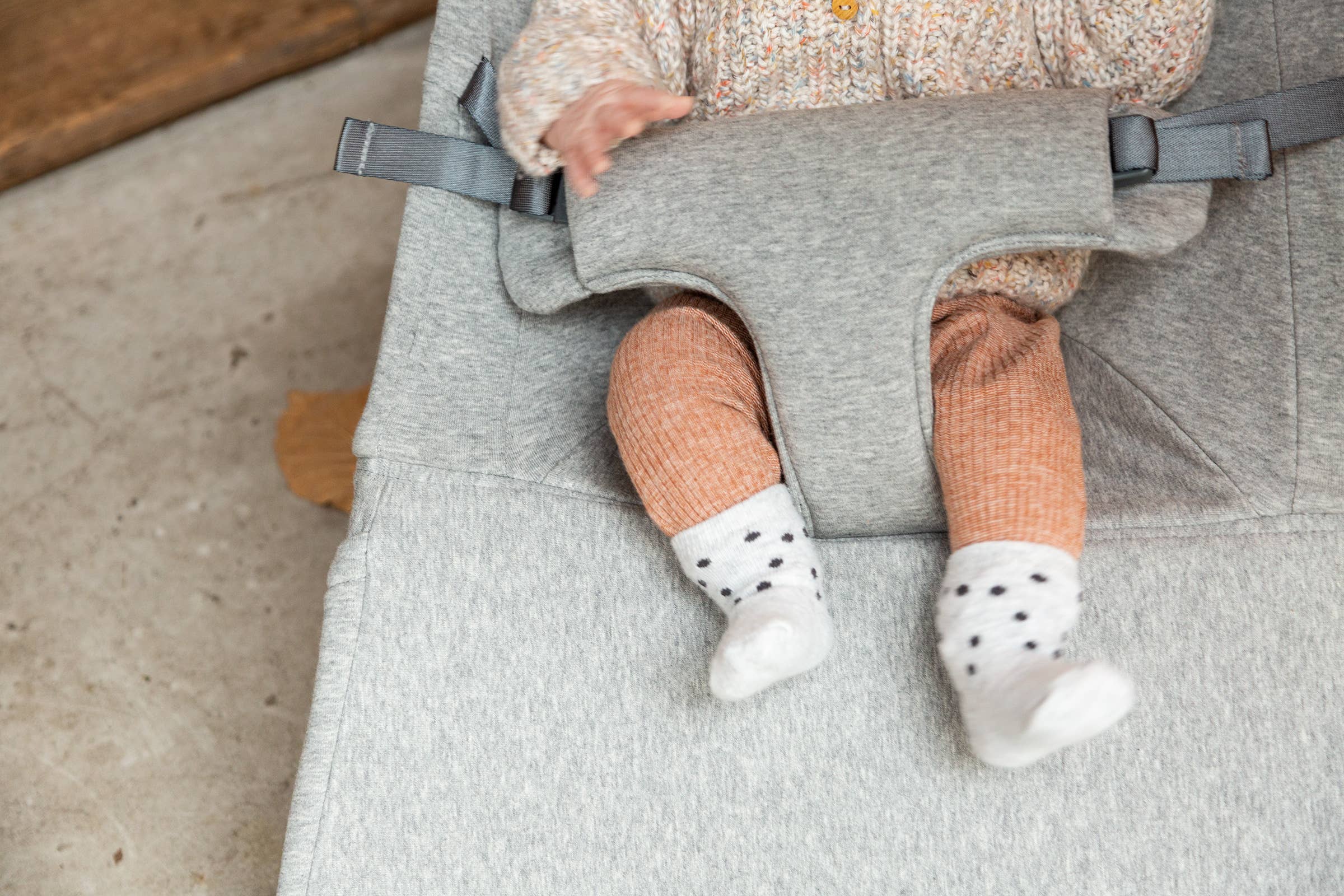 BEABA & Childhome - Vente Balançoire – enfant et bébé - Bouncer Evolux Childhome - Jersey gris11