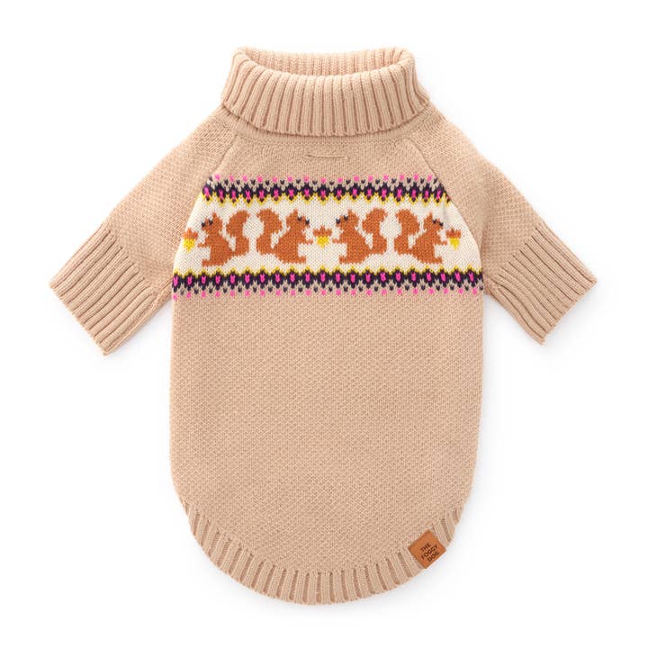 The Foggy Dog - Wholesale Pet Sweater - Dog - Squirrel Knit Dog Sweater