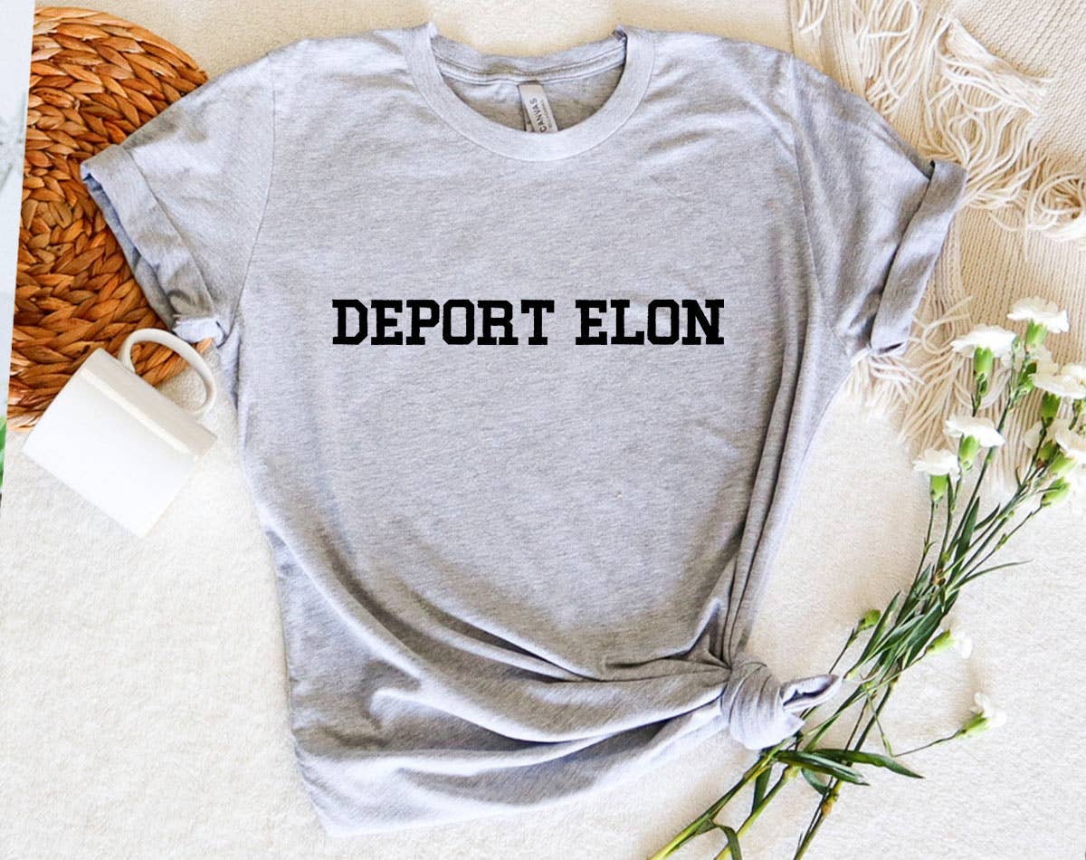 House Of Rodan - Wholesale T-Shirt (Graphic) - Women's - Deport Elon - Anti Musk Liberal T-Shirt2