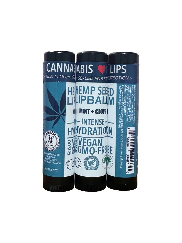 Bálsamo Labial de Clavo + Menta (Fragancia de la Línea para Hombres) para venta al por mayor de HEMP360