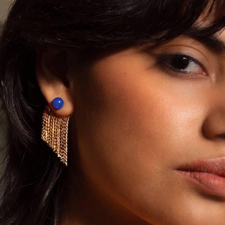 Peter and June - Wholesale Dangle Earrings - Rubell Layered Earring - 18K Gold Plated1