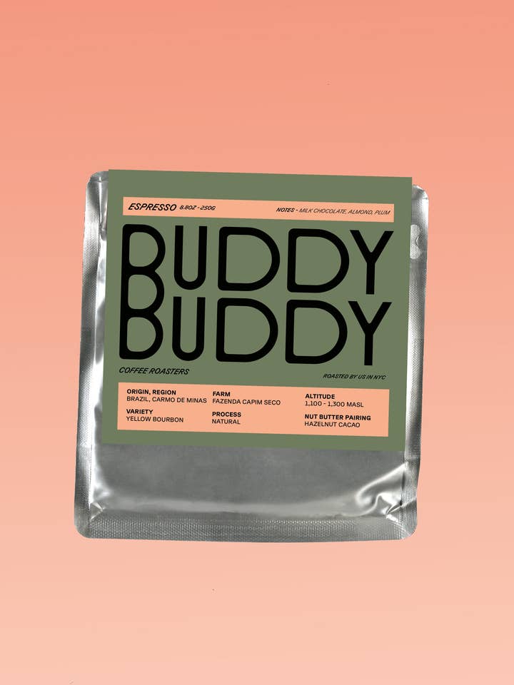 Espresso — Brazil — Natural — Yellow Bourbon for wholesale by BUDDY BUDDY
