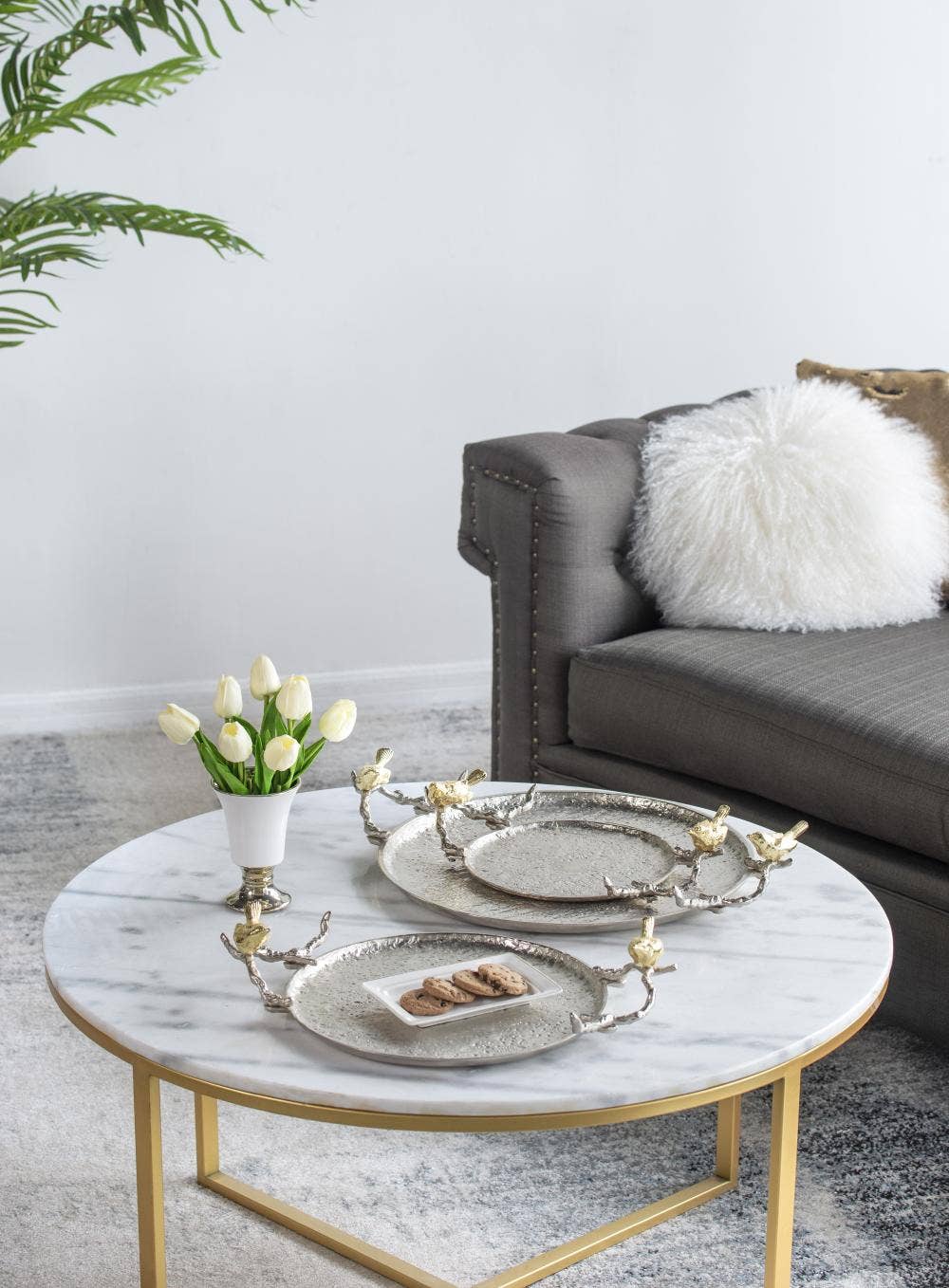 A&B Home Group Inc. - Wholesale Decorative Tray - S/2 21x17x4.5" Alvada Decorative Trays - Large5