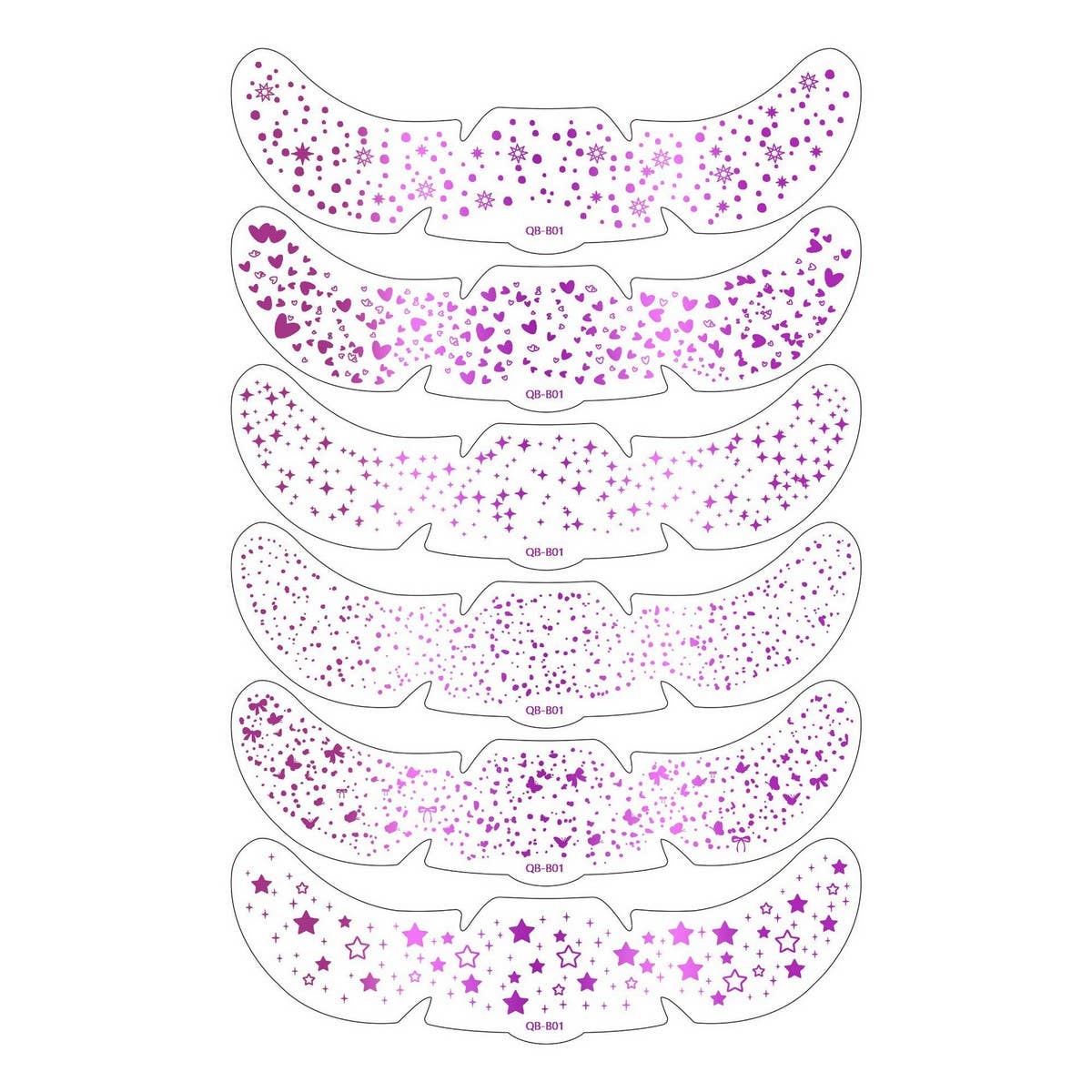 ACCITY - Wholesale Temporary Tattoo - Metallic Freckle Tattoos – Gold & Silver Party_CWMM82295