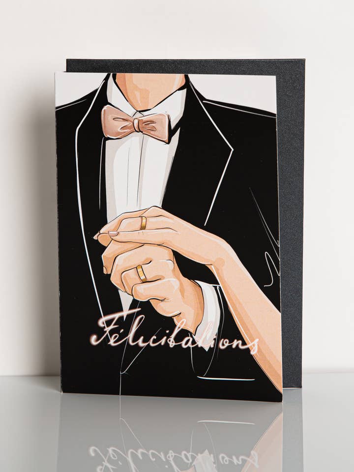 felicitaties, ringen, wenskaart voor wholesale door MonArtBuro