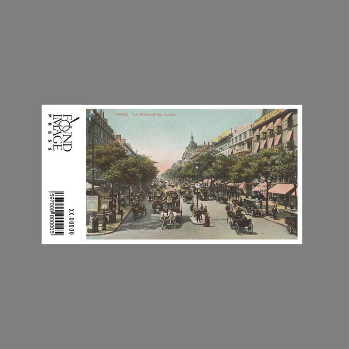 Found Image Press – wholesale Klistermärke – Klistermärke PS-222 Boulevard des Italiens1