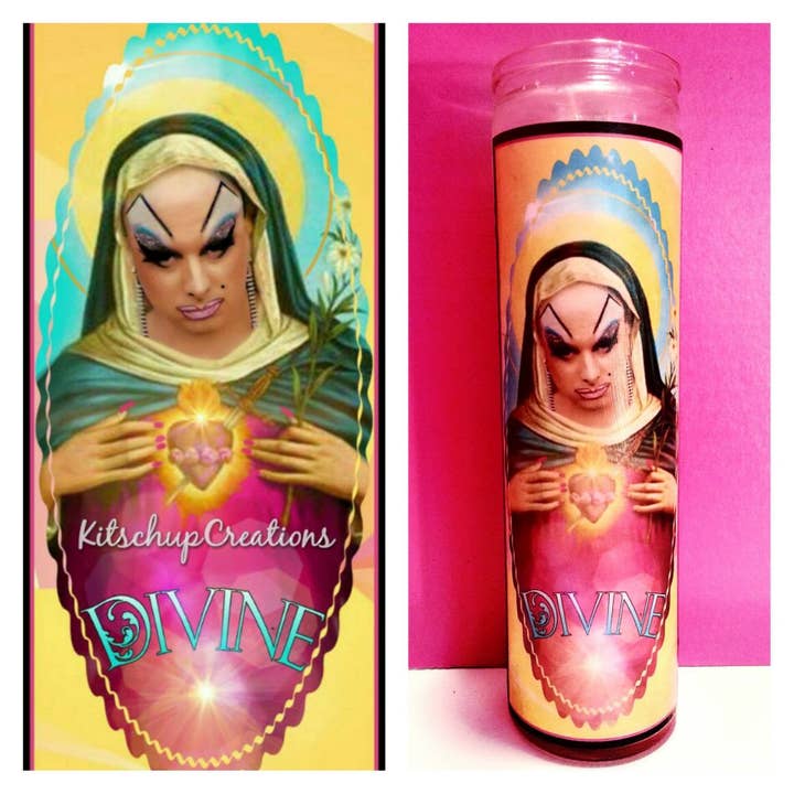 Divine Prayer Candle for wholesale by Kitschup Creations