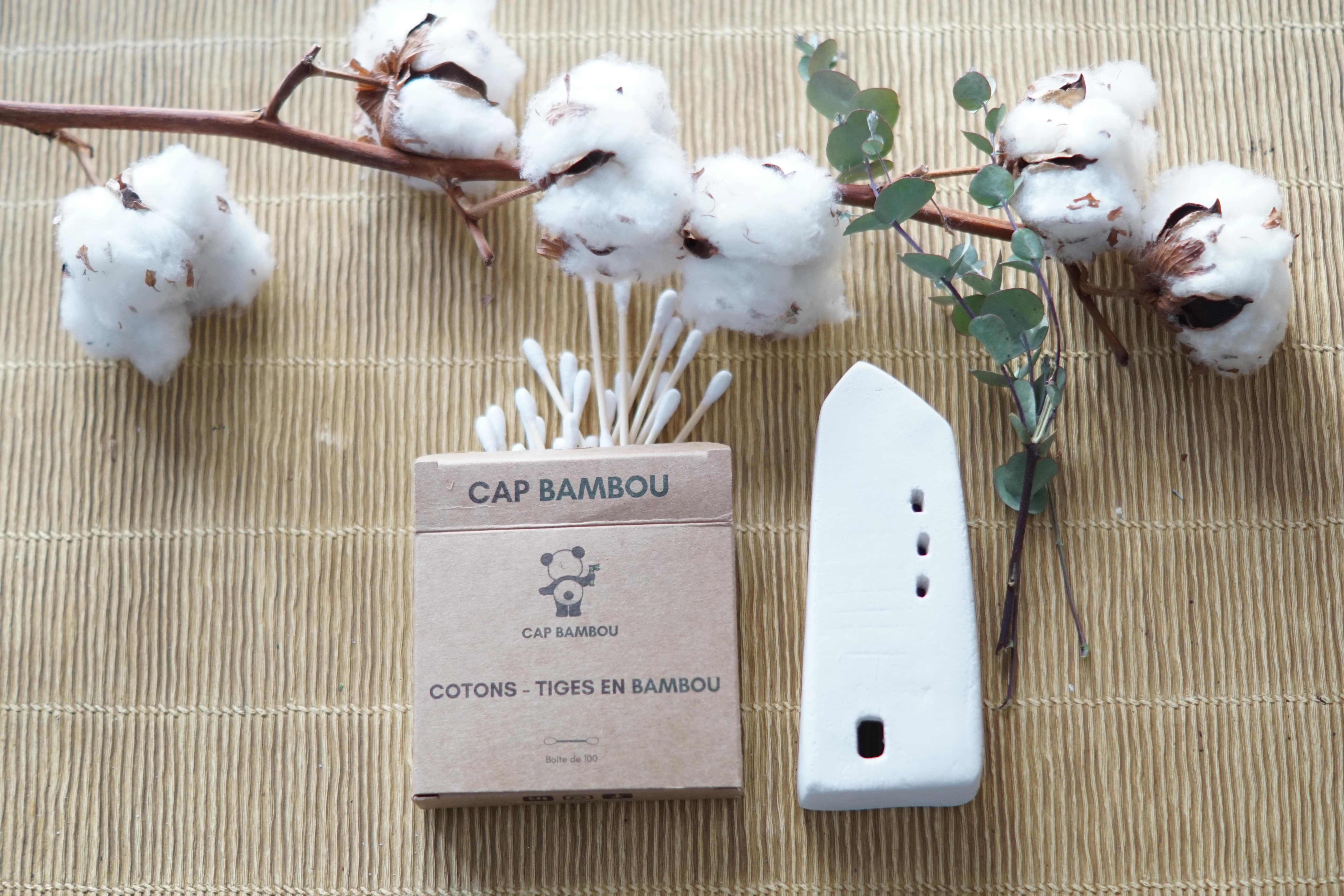 cap bambou - Wholesale Cotton Swab/Q-Tip - Bamboo cotton buds x1001