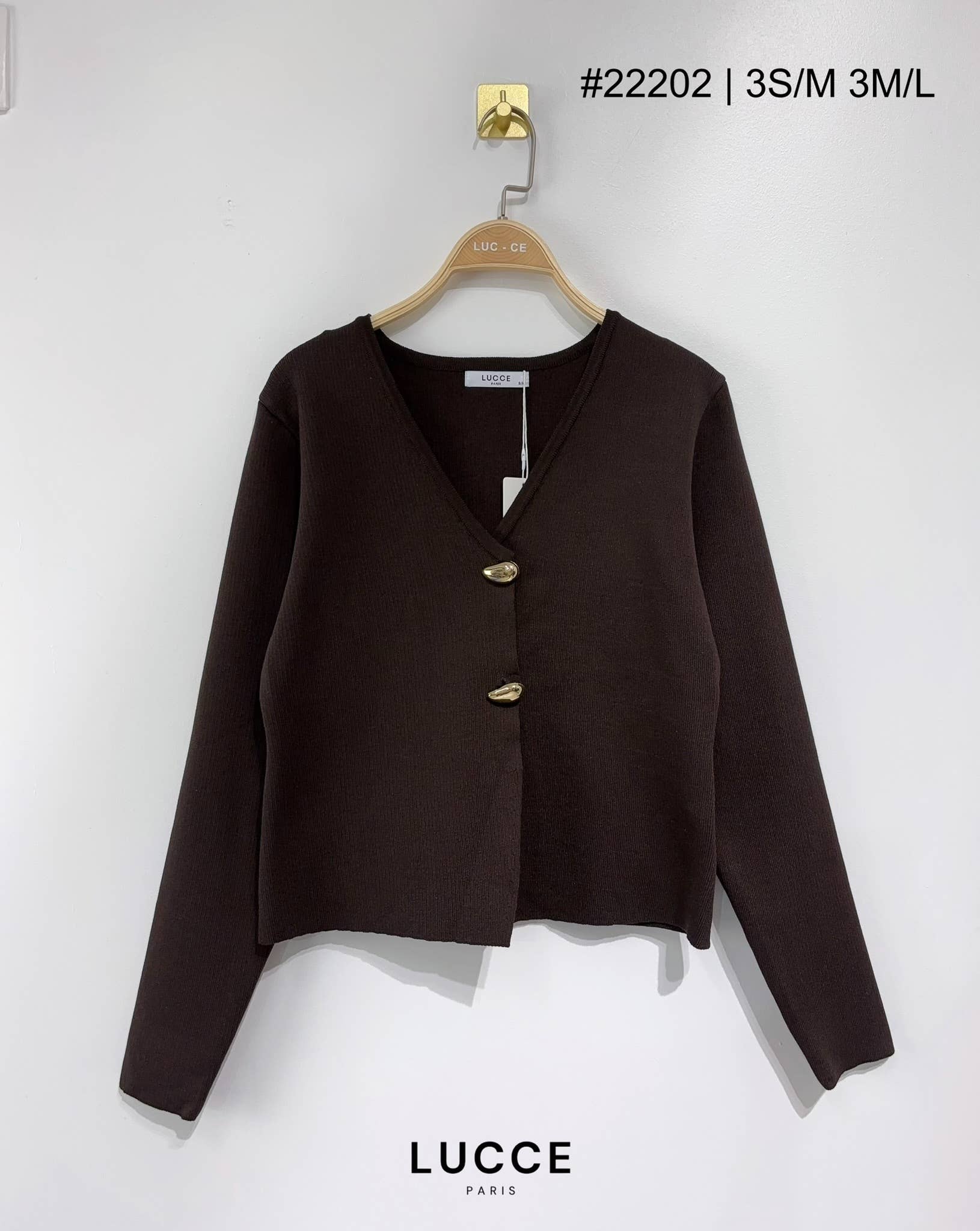 LUCCE - Wholesale Cardigan - Women's - Knitted cardigan - CA222025