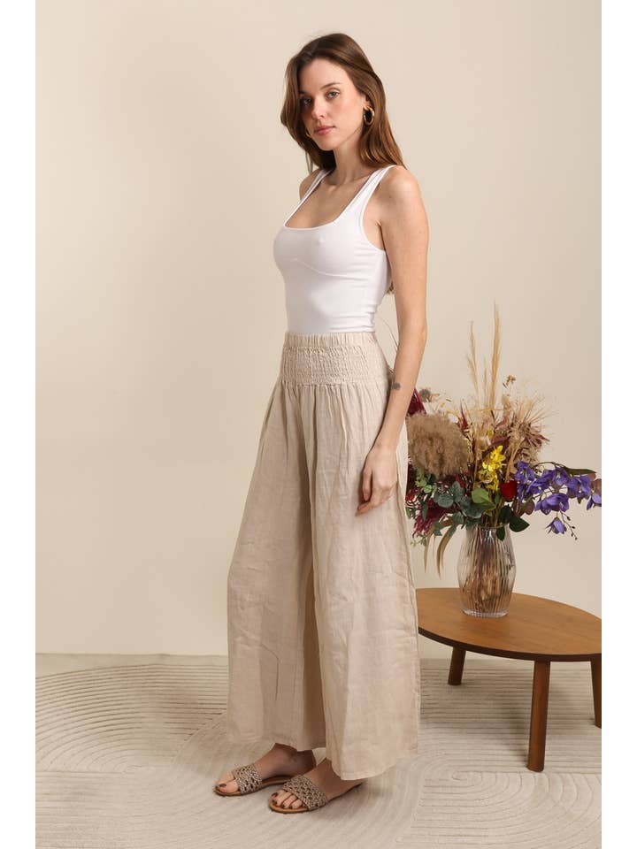 LÉA & LUC - Wholesale Pants - Women's - 100% Linen Trousers REF. 2771