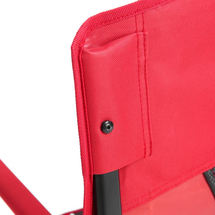 39F Inc. - Wholesale Folding Chair - Portable Outdoor Rocking Chair with Drink Holder Red10