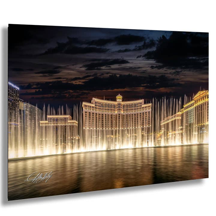 Bellagio Fountain Print | | Luxury Decor for wholesale by Clifton Haley Photography