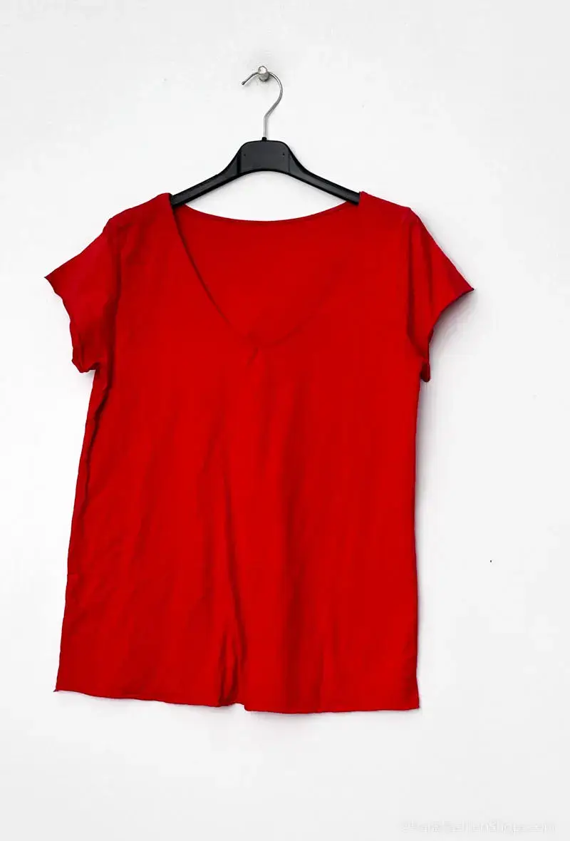 Mimi & Gogo - Wholesale T-Shirt - Women's - Plain basic T-shirt @2993_TsUni17
