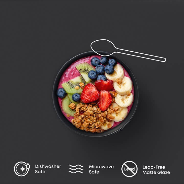 JoyJolt - Wholesale Bowl - JoyJolt Mesa 4-Piece Stoneware Pasta Bowls Set – 30oz1