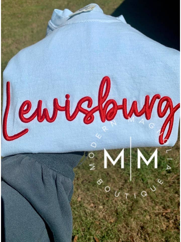 Modern Magnolia - Wholesale T-Shirt - Unisex - Embroidery 3D Puff Spirit Wear Long Sleeve | CUSTOM2