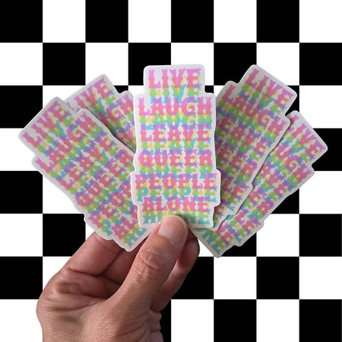 Leva Skratta Lämna Klistermärke för wholesale av Confetti Moon