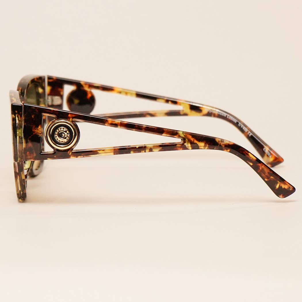 12 COULEURS ASSORTIES Lunettes de soleil carrées Allure Genesis pour femmes en vente sur Faire7