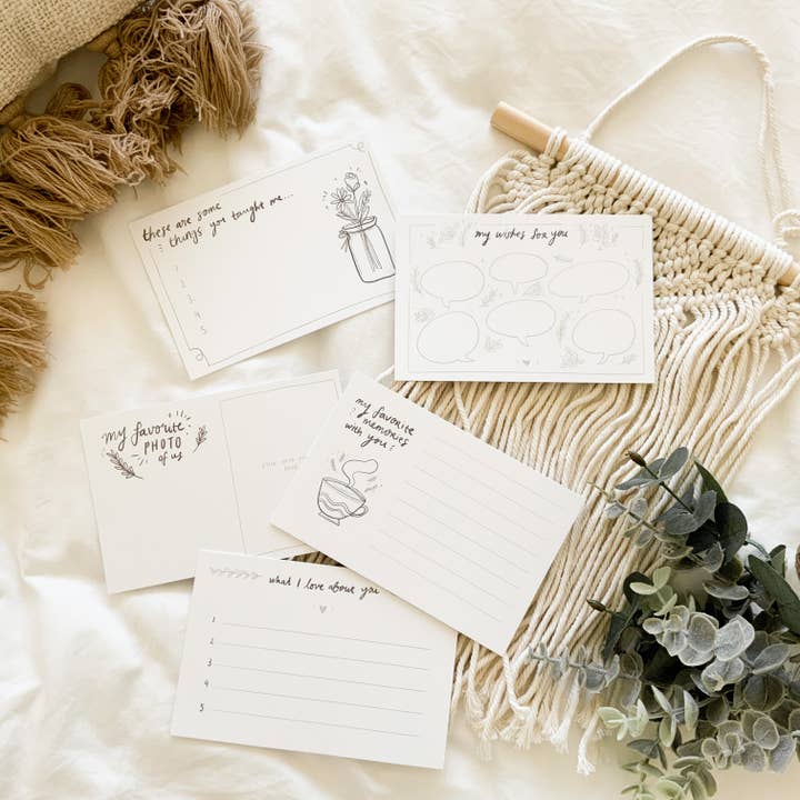 Gift Journal Cards for wholesale by Project Memory