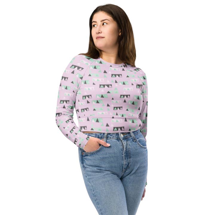 BillingtonPix - Wholesale T-Shirt - Women's - Pastel Christmas Underboob Crop Top for Women