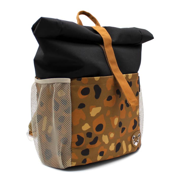 Les Déglingos, France - Wholesale Backpack - Kids - LES DEGLINGOS ROLLTOP BACKPACK SPECULOS THE TIGER- 41CM1