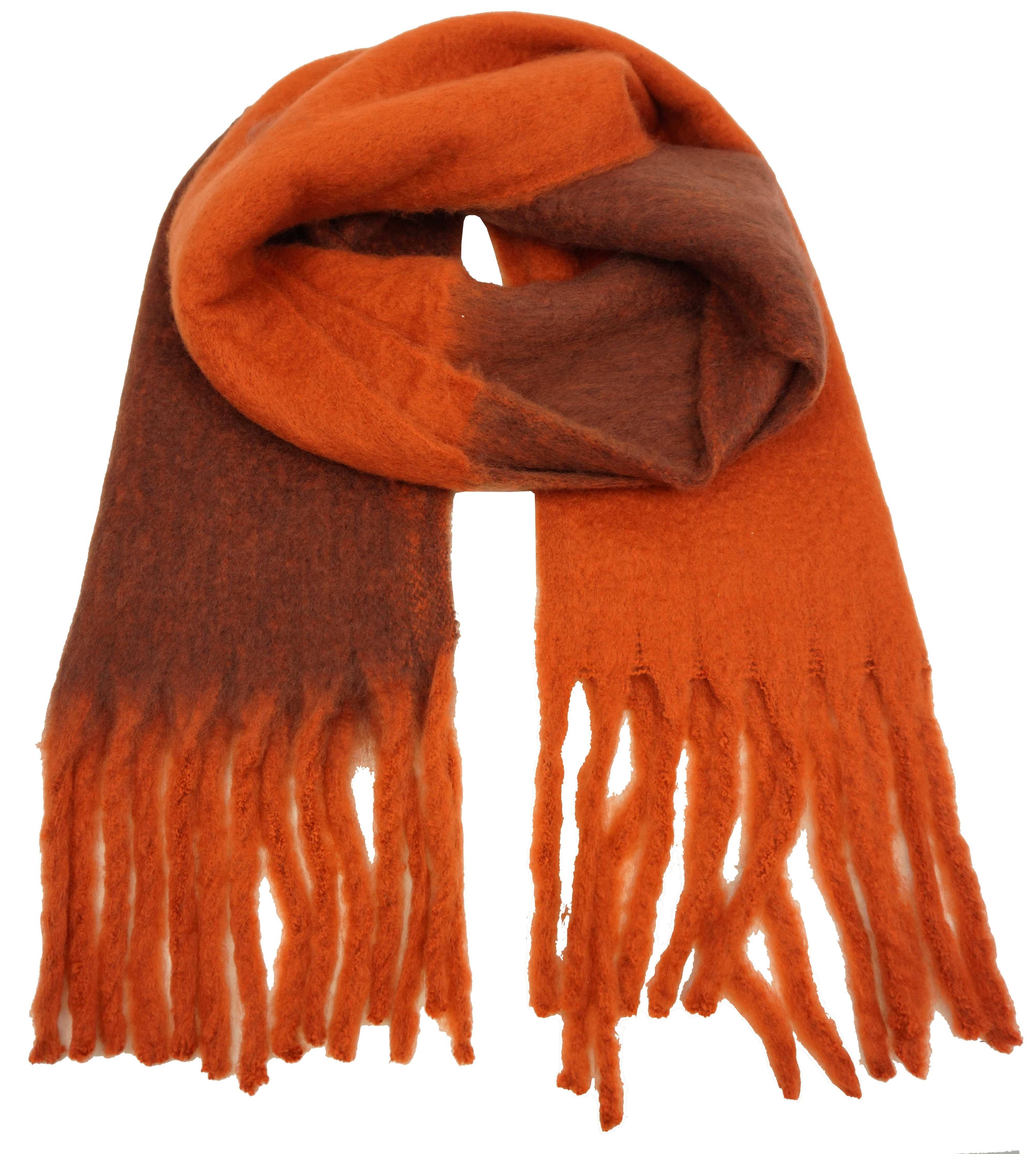 Anais - Wholesale Scarf - Women's - Thick bi-color scarf YF60631