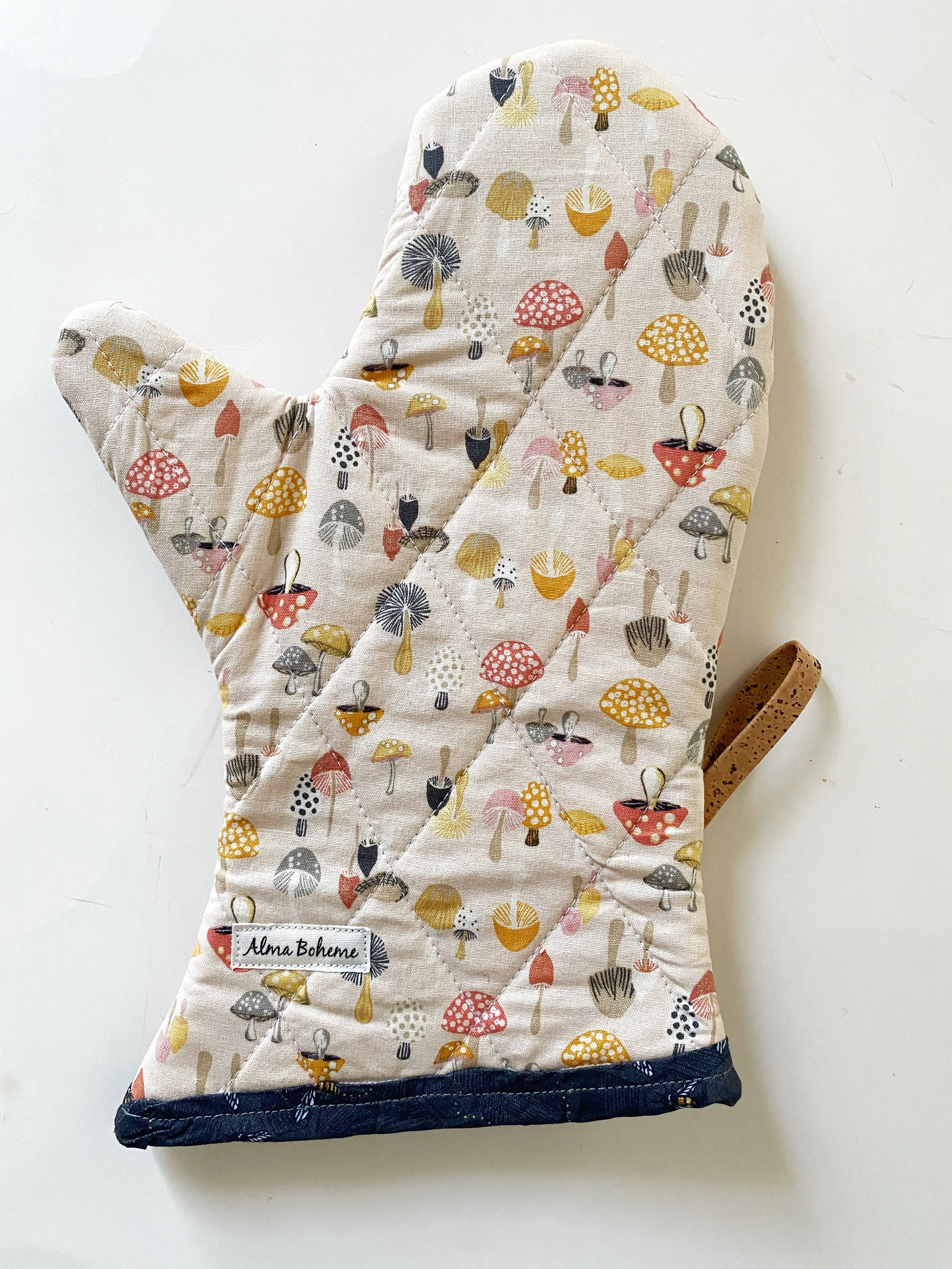 Alma Boheme Handmade - Venta al por mayor Manoplas para horno/ollas - Manopla de horno de corcho y algodón30