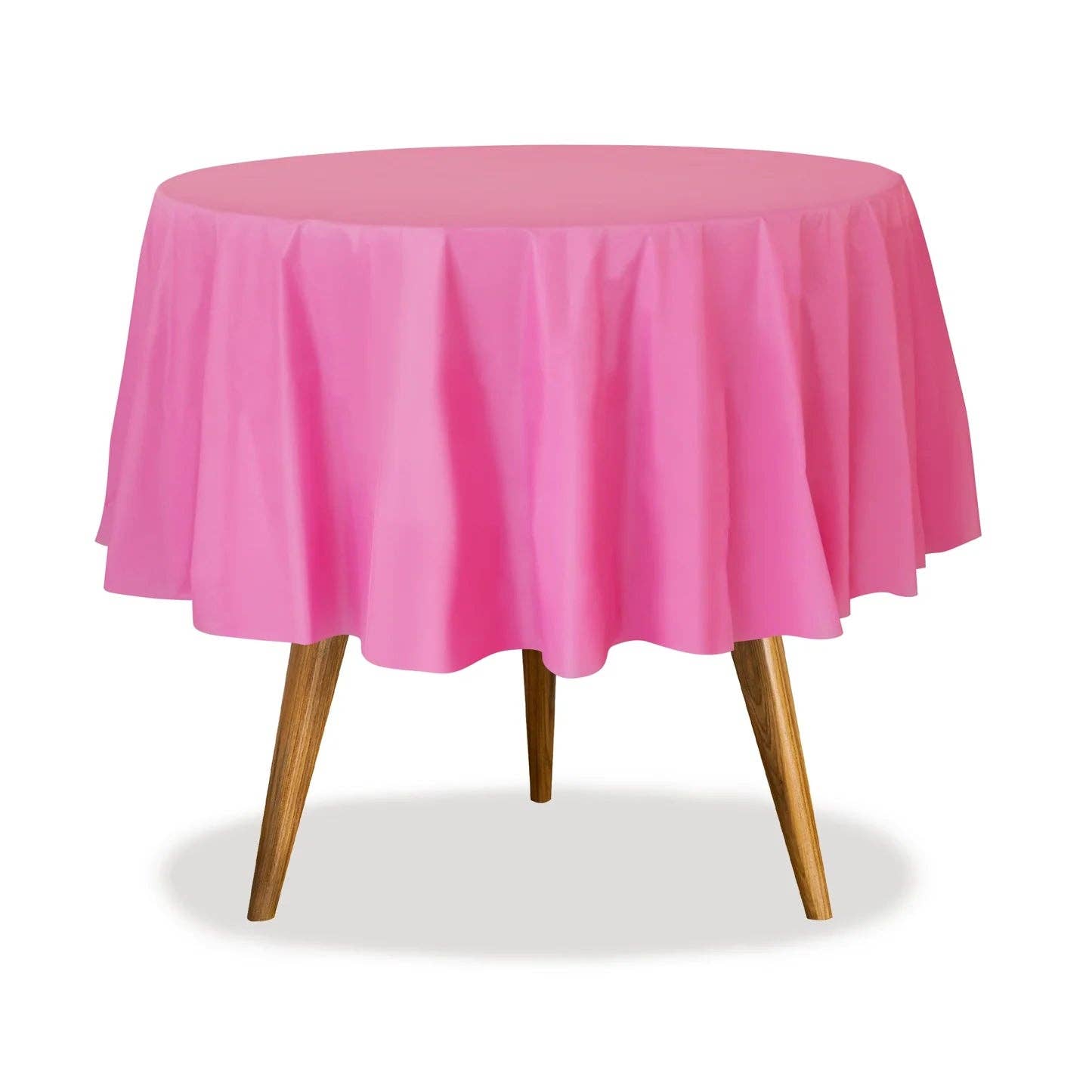EcoQuality - Wholesale Tablecloth - 84" Round Tablecover – Stylish Disposable in Vibrant Colors11