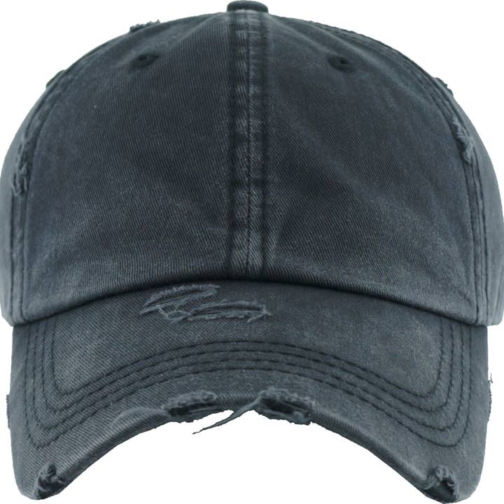 KBETHOS – wholesale Ponytail cap – Women’s – Ponytail Washed Distressed Cotton Cap
