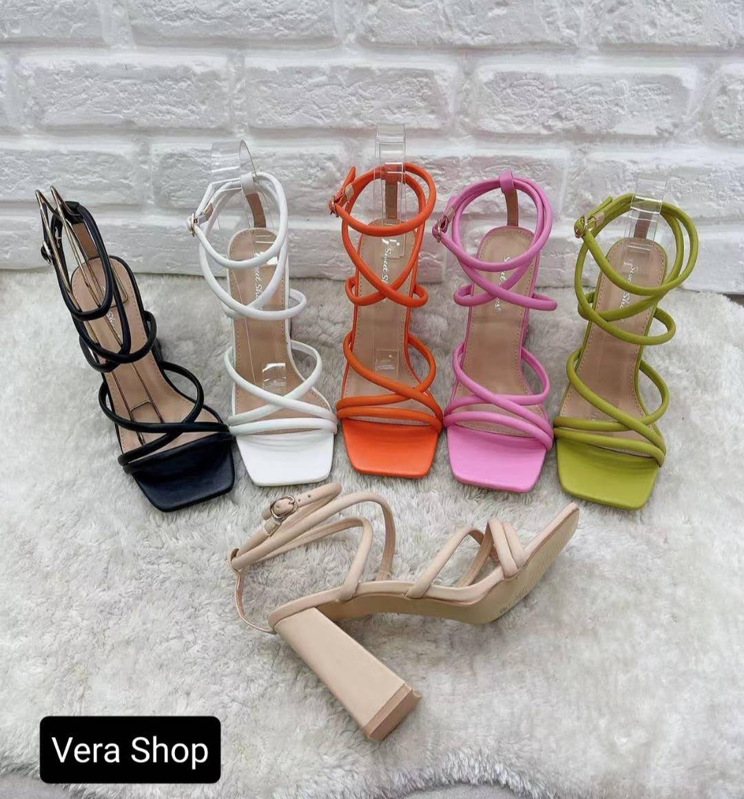 Vera Shop – Großhandel Plateauschuhe – Damen – GEWEBTE SANDALE0