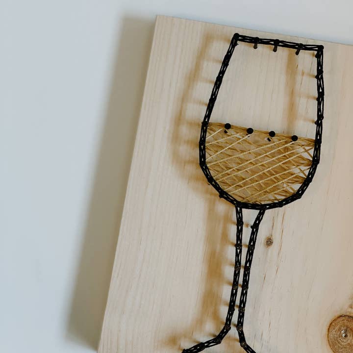 Knot Really Art - Wholesale DIY Craft Kit - Wine DIY String Art Kit4